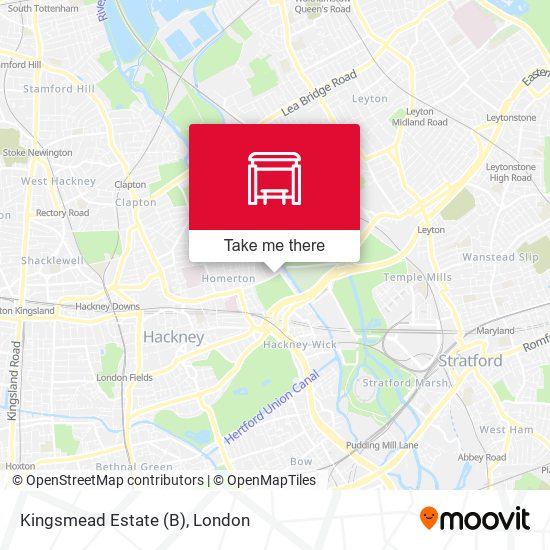 Kingsmead Estate (B) map