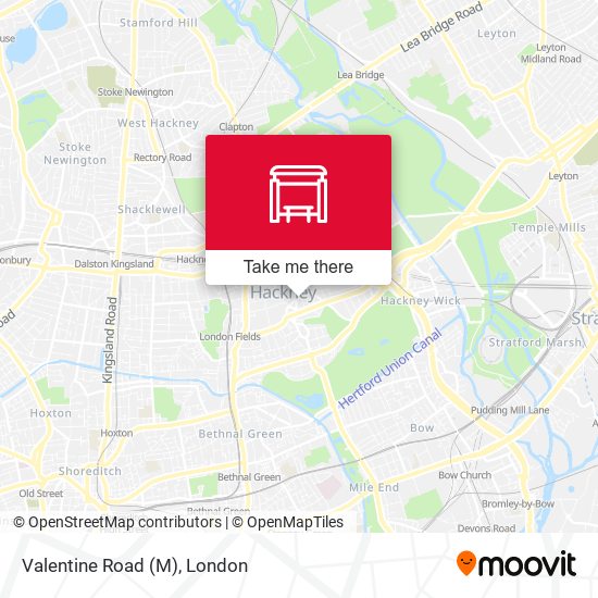 Valentine Road (M) map