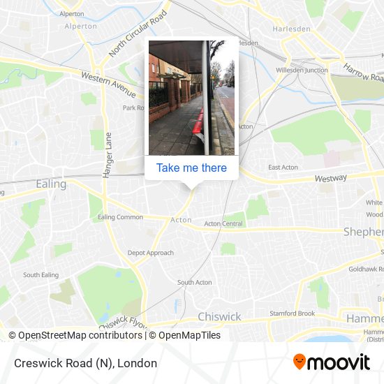 Creswick Road (N) map