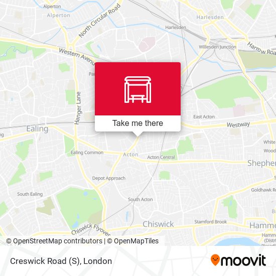 Creswick Road (S) map