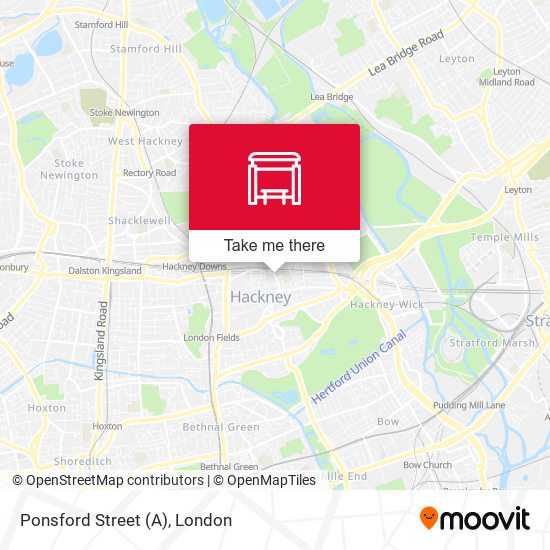Ponsford Street (A) map