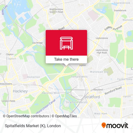 Spitalfields Market (K) map