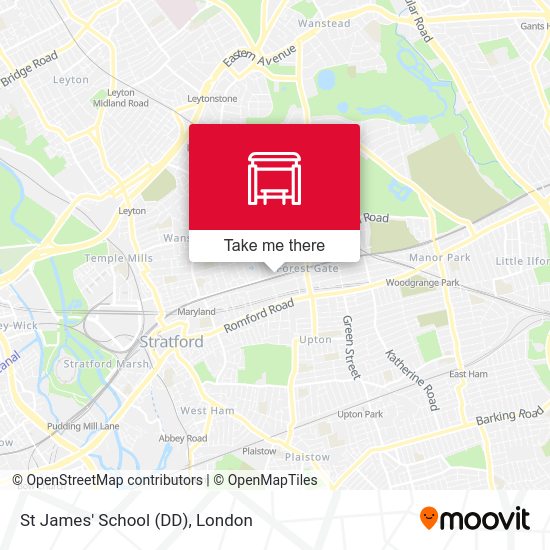 St James' School (DD) map