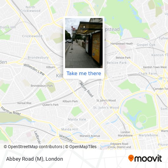 Abbey Road (M) map