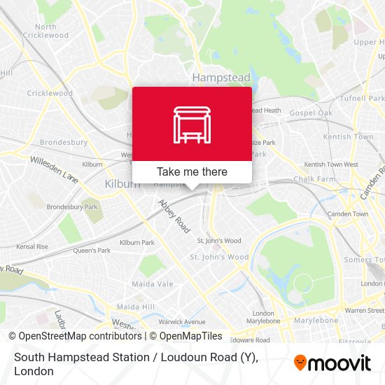 South Hampstead Station  / Loudoun Road (Y) map