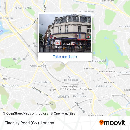 Finchley Road (CN) map