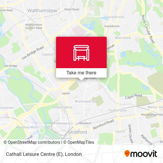 Cathall Leisure Centre (E) map