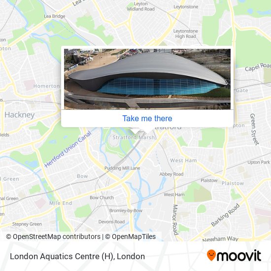 London Aquatics Centre (H) map