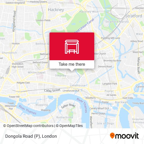 Dongola Road (P) map