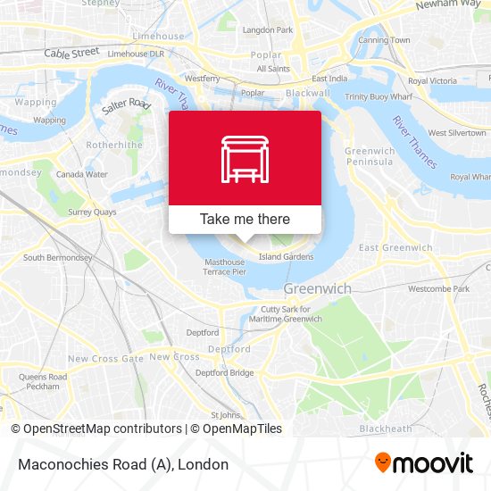 Maconochies Road (A) map