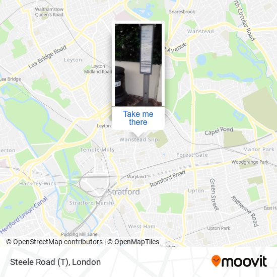 Steele Road (T) map