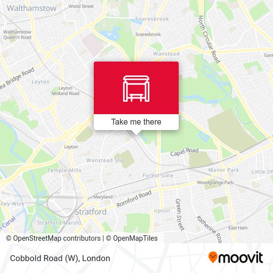 Cobbold Road (W) map