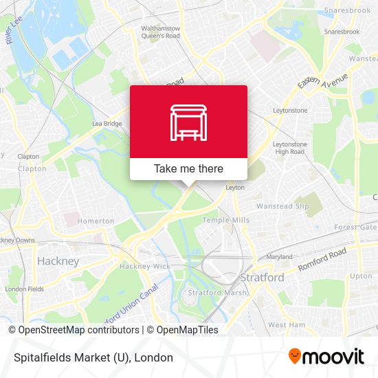 Spitalfields Market (U) map
