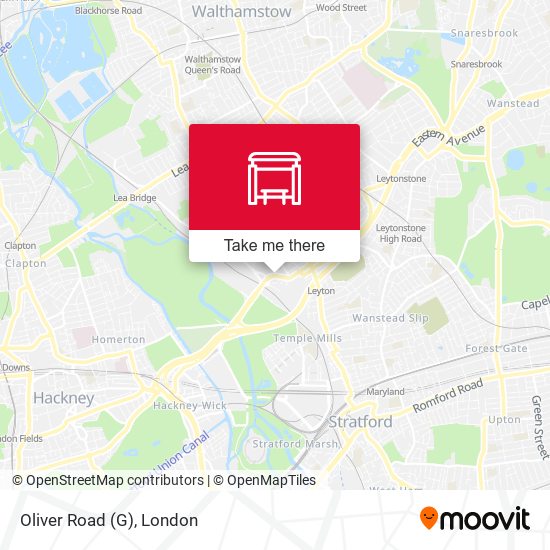 Oliver Road (G) map