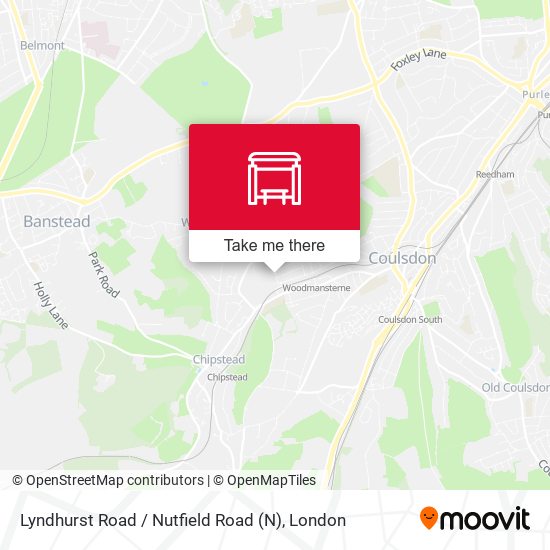 Lyndhurst Road / Nutfield Road map