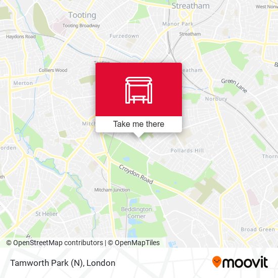 Tamworth Park (N) map