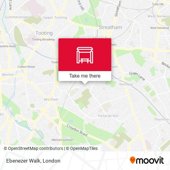 Ebenezer Walk map
