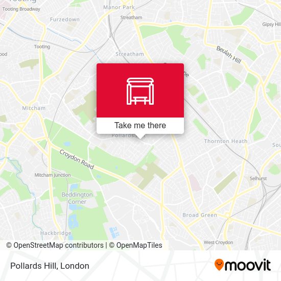 Pollards Hill stop Routes, Schedules, and Fares