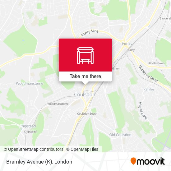 Bramley Avenue (K) map