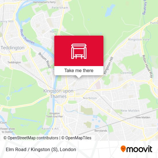 Elm Road / Kingston (S) map