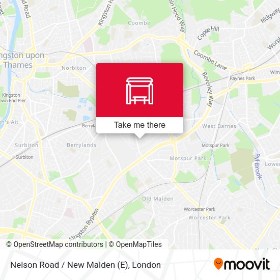 Nelson Road / New Malden (E) map