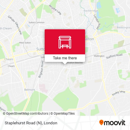 Staplehurst Road (N) map