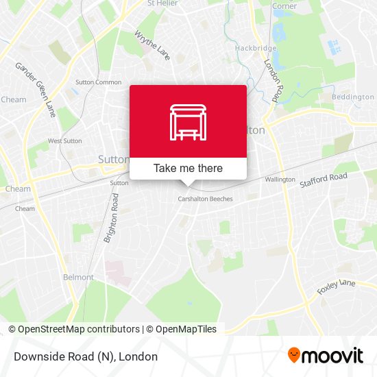 Downside Road (N) map