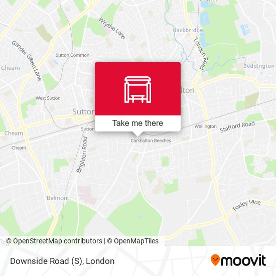Downside Road (S) map