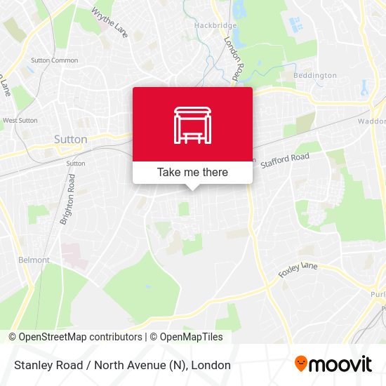 Stanley Road / North Avenue map