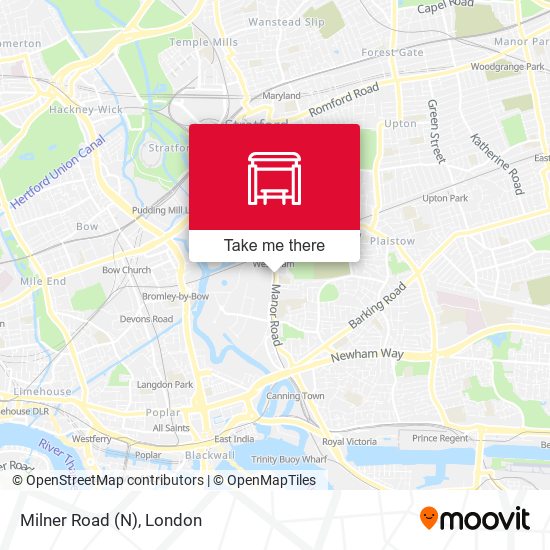 Milner Road (N) map