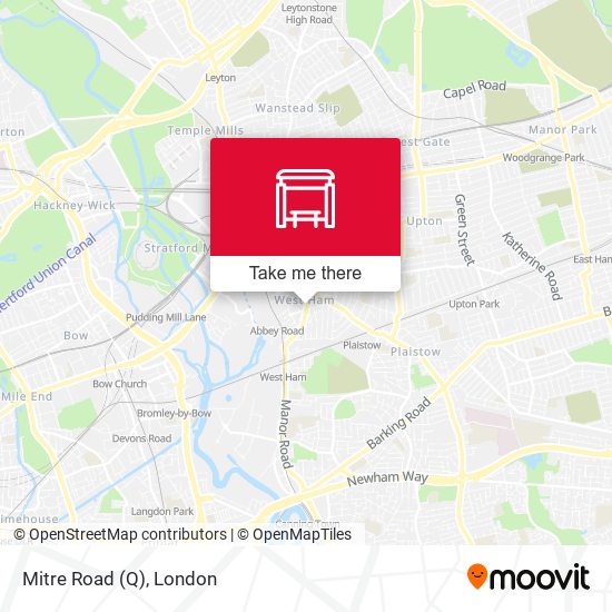 Mitre Road (Q) map