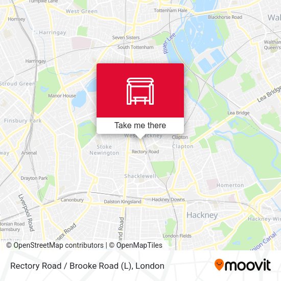 Rectory Road / Brooke Road (L) map