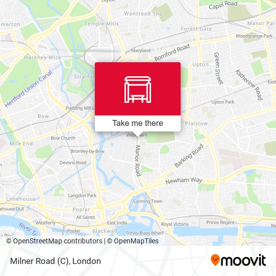 Milner Road (C) map
