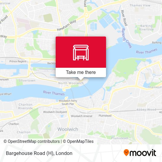 Bargehouse Road (H) map