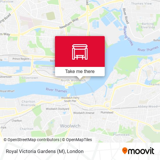 Royal Victoria Gardens (M) map