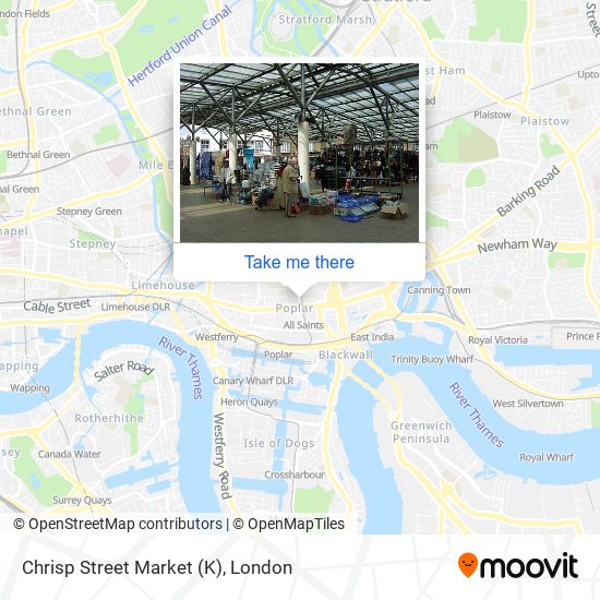 Chrisp Street Market (K) map