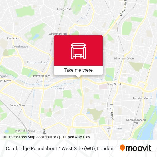 Cambridge Roundabout / West Side (WU) map