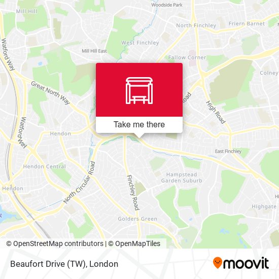Beaufort Drive (TW) map
