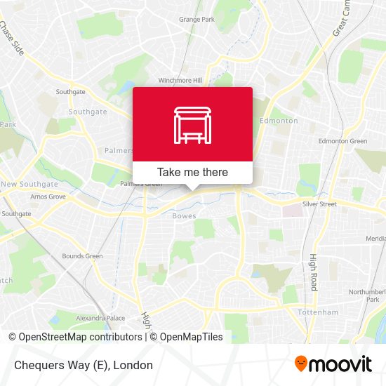 Chequers Way (E) map