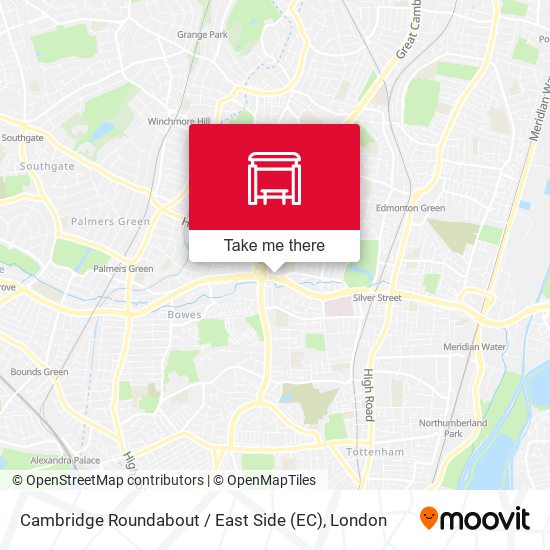 Cambridge Roundabout / East Side (EC) map