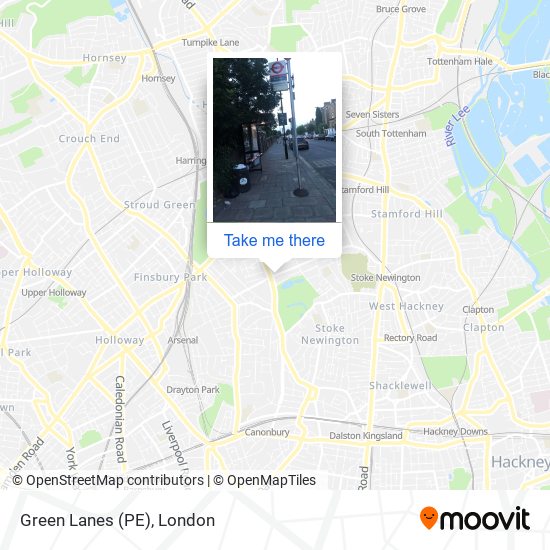 Green Lanes (PE) map