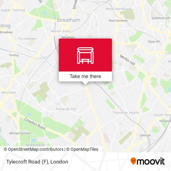 Tylecroft Road (F) map