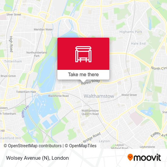 Wolsey Avenue (N) map