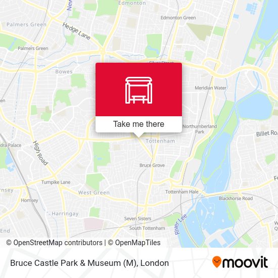 Bruce Castle Park & Museum map