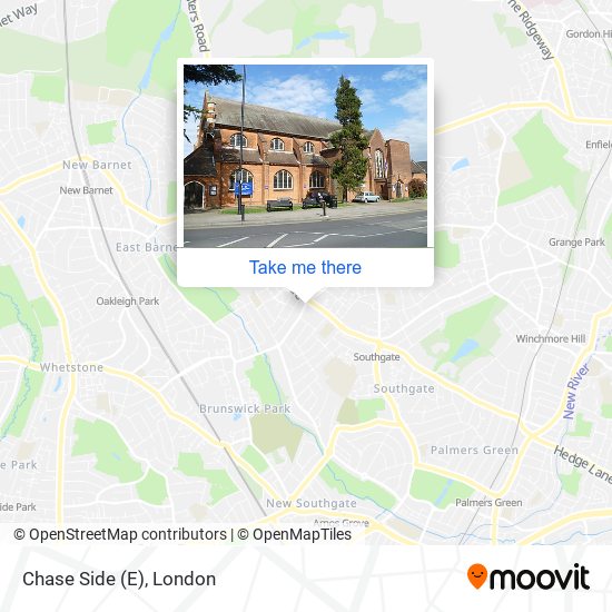 Chase Side (E) map