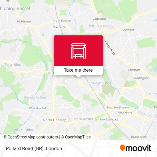 Pollard Road (BR) map