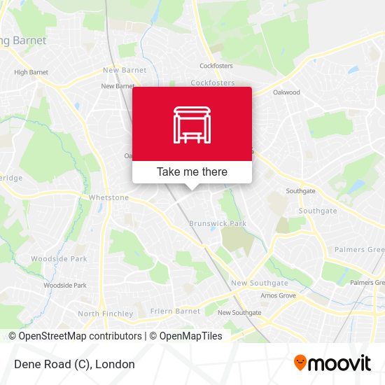 Dene Road (C) map