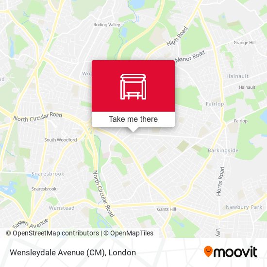 Wensleydale Avenue (CM) map