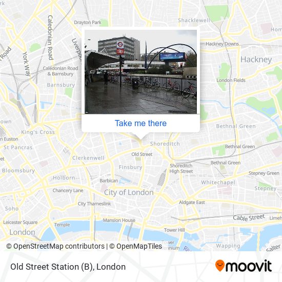 Old Street Station (B) map