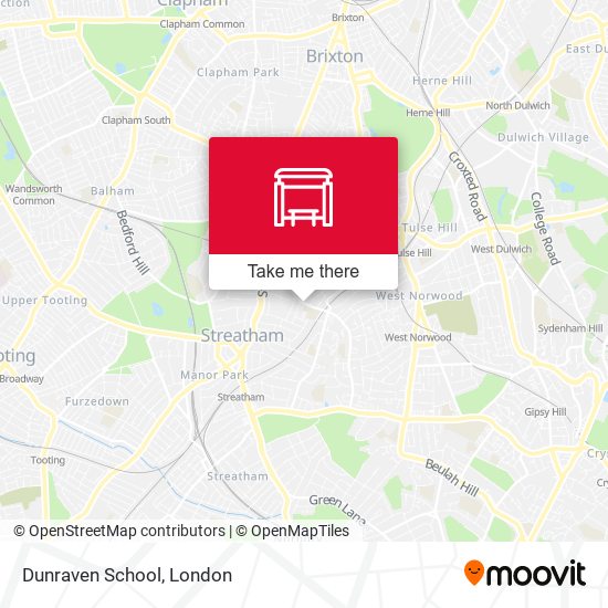 Dunraven School map